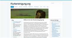 Desktop Screenshot of flurbereinigung.org
