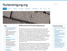 Tablet Screenshot of flurbereinigung.org